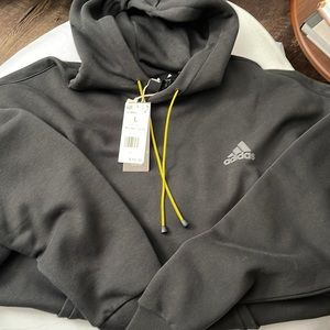 Men's Adidas Hoodie (Three Stripes Life) Black Size Large